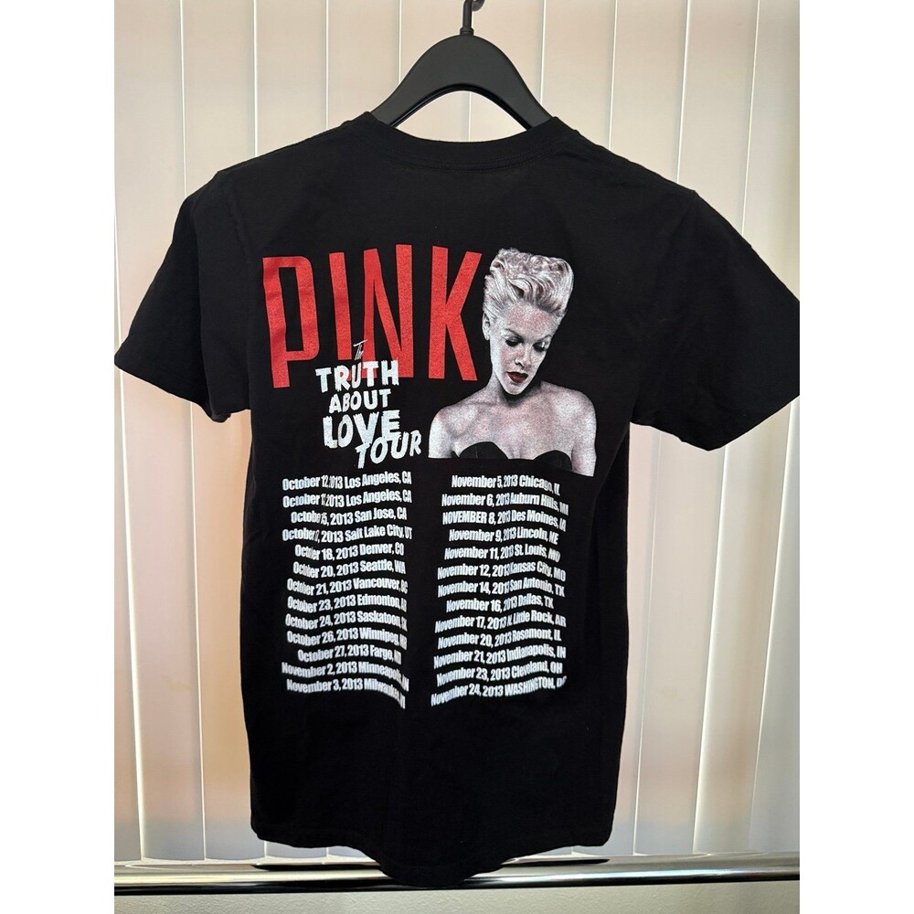 Men’s Pink P!NK The Truth About Love 2013 Tour Shirt Size Small - Picture 3 of 6